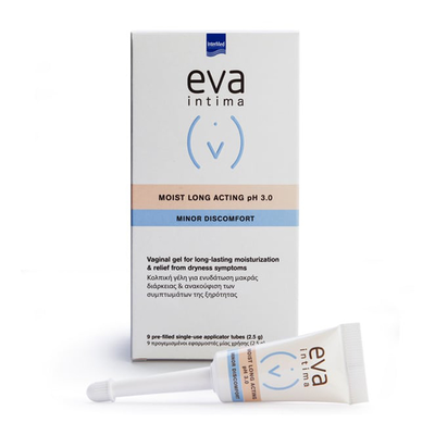 Eva intima moist long acting minor discomfort ph3.0 &kappa;&omicron;&lambda;&pi;&iota;&kappa;ή &gamma;έ&lambda;&eta; &kappa;&alpha;&tau;ά &tau;&eta;&sigmaf; &xi;&eta;&rho;ό&tau;&eta;&tau;&alpha;&sigmaf; 9 &kappa;&omicron;&lambda;&pi;&iota;&kappa;&omicron;ί &epsilon;&phi;&alpha;&rho;&mu;&omicron;&sigma;&tau;έ&sigmaf;, , medium