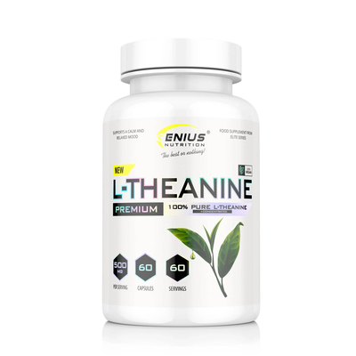 L-theanine 60 caps/60 serv, Genius nutrition, , medium