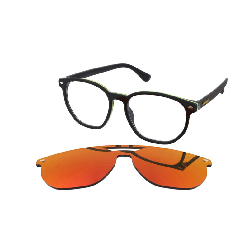Black acetate glasses (frames)-null
