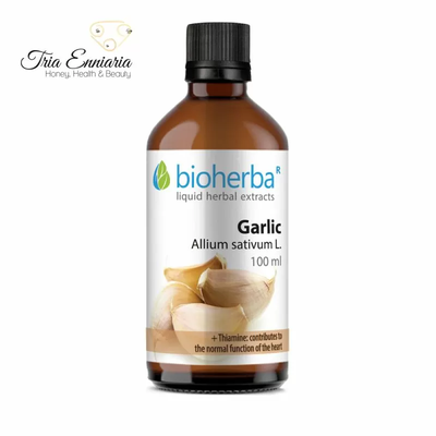 Garlic drops, herbal tincture , 100 ml