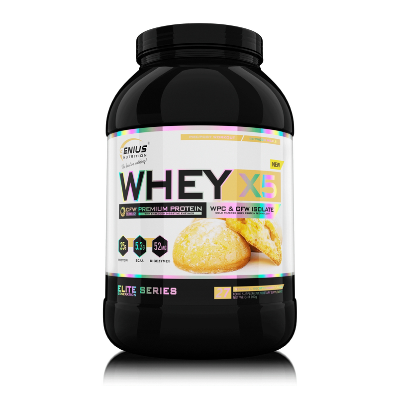 Product image: Whey-x5® 900g/27serv, Genius nutrition-null