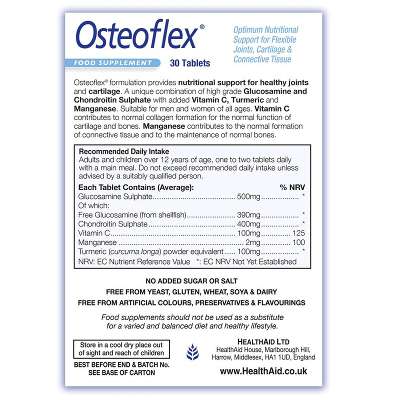 Product image: Health aid osteoflex x 30 tablets - prolonged release - support for joints & cartilage, , medium-null