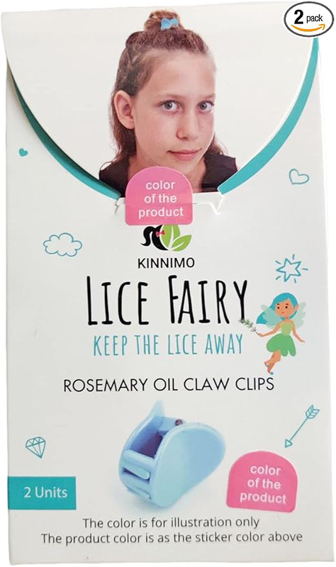 Product image: Lice fairy rosemary oil - claw hair clips 2 pieces, , medium-null