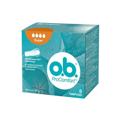 Ob procomfort super x 8 tampons, , medium