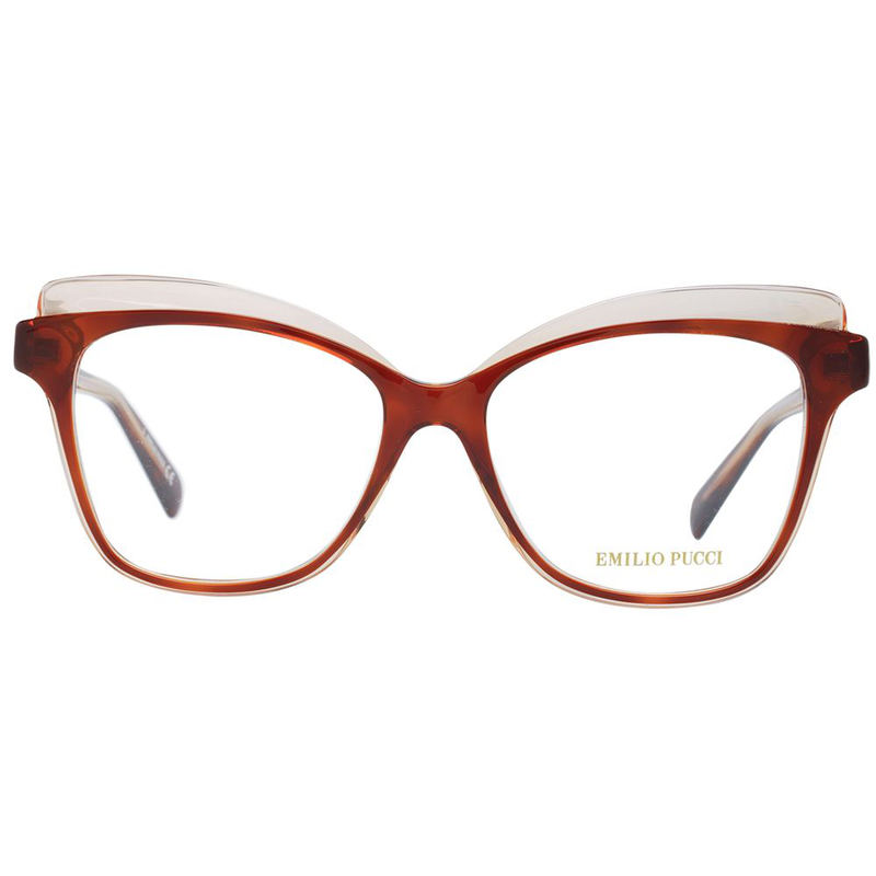Brown plastic glasses (frames)-null
