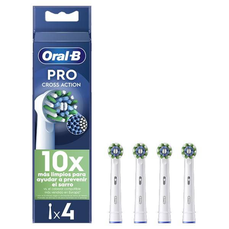 Oral b cross action refills (4) pl, refil, , medium-null