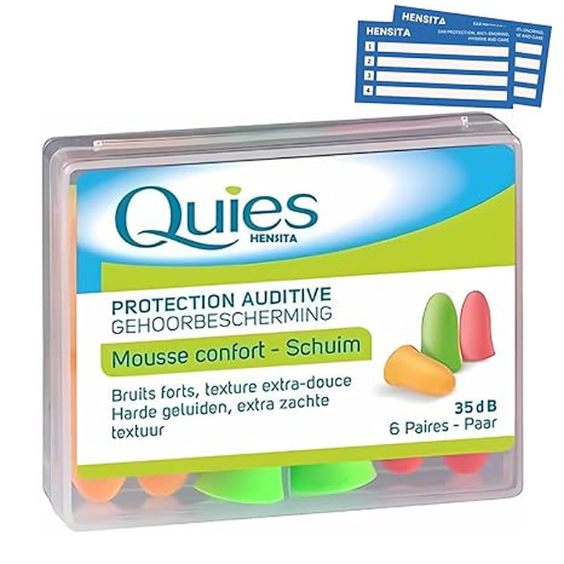 Quies comfort foam, ear plugs, 6, , medium image number null