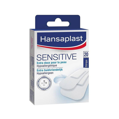 Hansaplast sensitive plasters 20strips, , medium