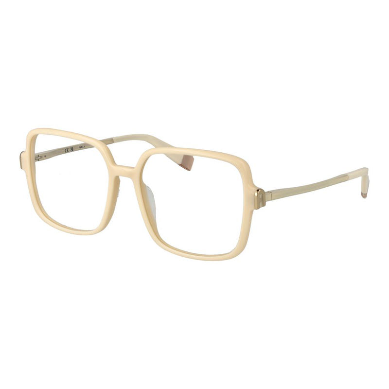 Beige cellulose acetate glasses (frames)-null