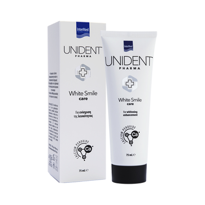 Unident pharma white smile care &omicron;&delta;&omicron;&nu;&tau;ό&pi;&alpha;&sigma;&tau;&alpha; 75 ml, , medium