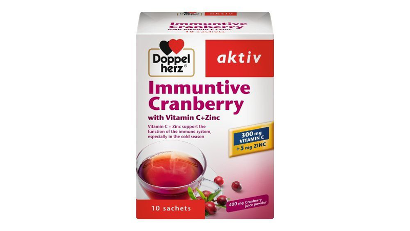 Doppel herz immuntive cranberry with vit c +zinc sachets, , medium-null