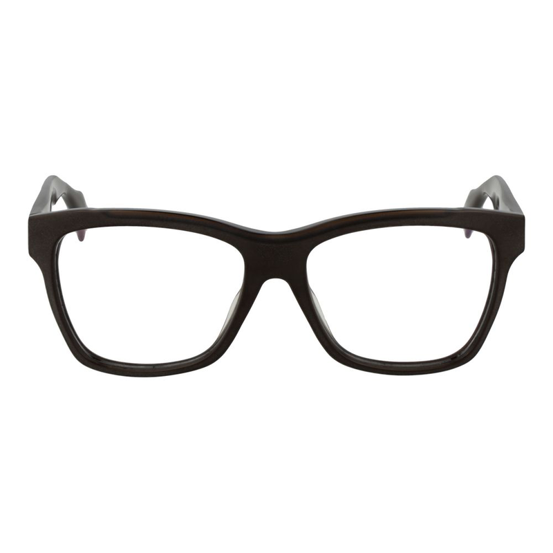 Brown plastic glasses (frames)-null