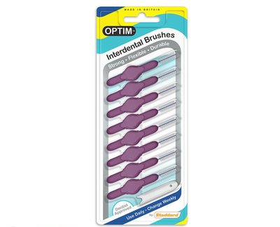 Stoddard - interdental purple brushes , 1.1mm, , medium