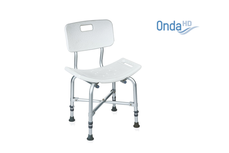 Shower seat with backrest &ndash; onda HD series, , medium-null