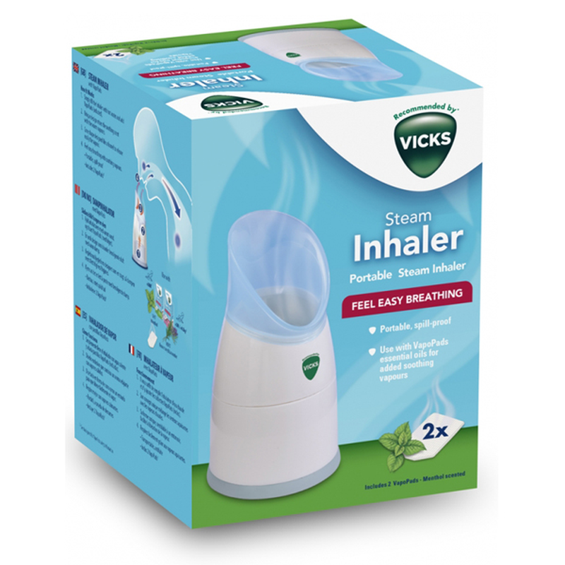 Vicks steam inhaler & 2 vapopads, , medium-null