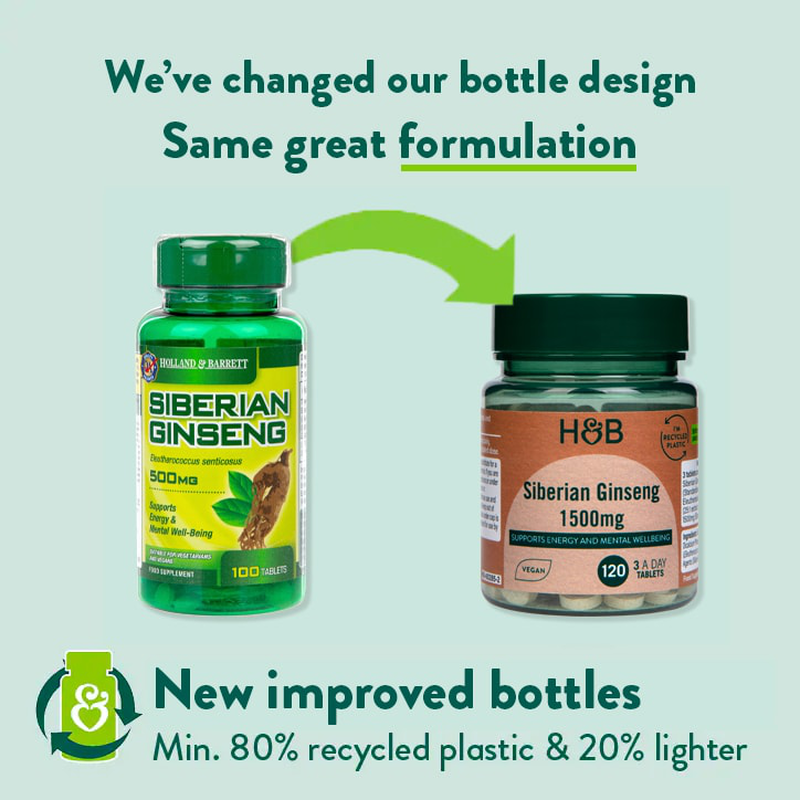 Holland & barrett siberian ginseng 120 tablets-null