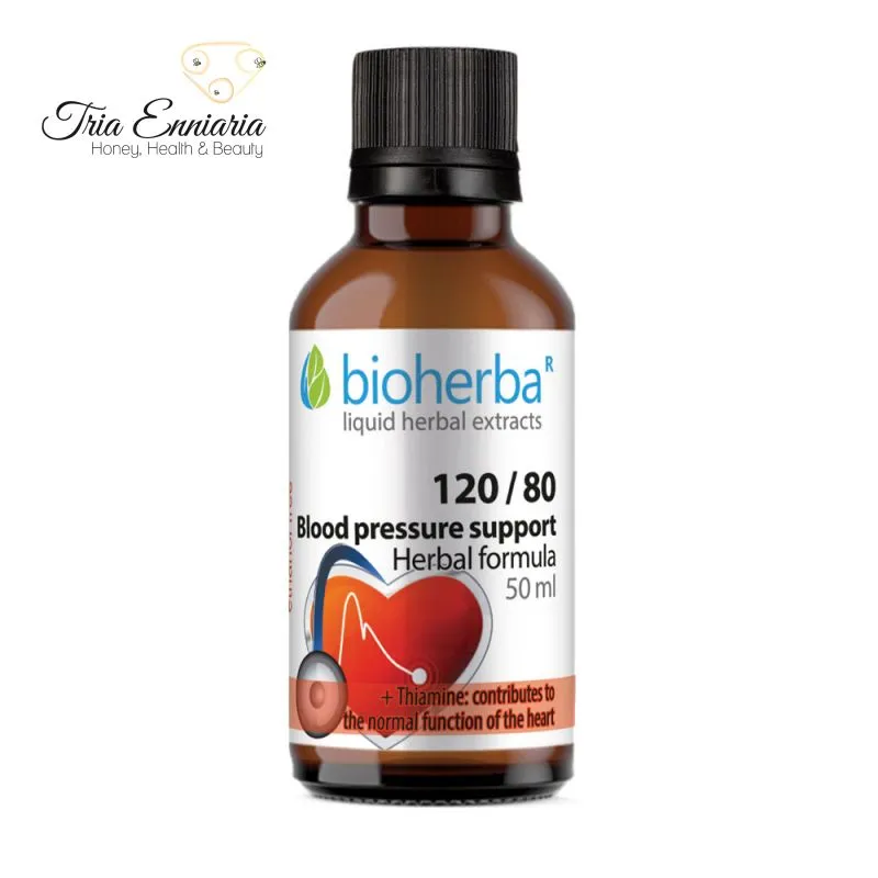 Product image: 80 x 120, herbal tincture for high blood pressure , 50 ml, bioherba, , medium-null