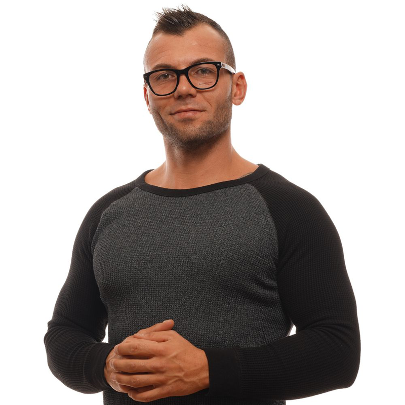 Black plastic glasses (frames)-null