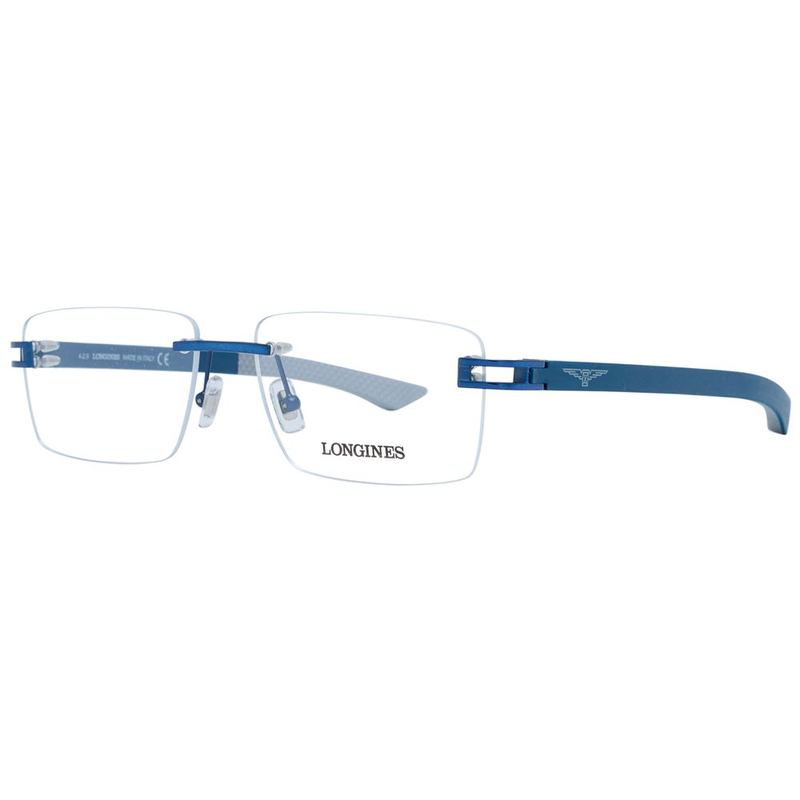 Blue metal glasses (frames)-null