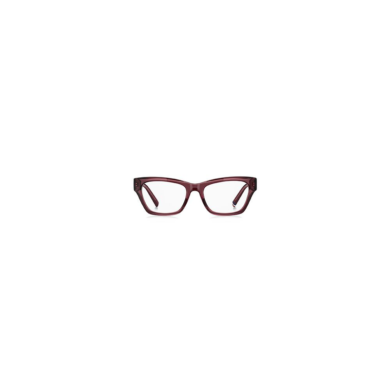 Burgundy acetate glasses (frames)-null