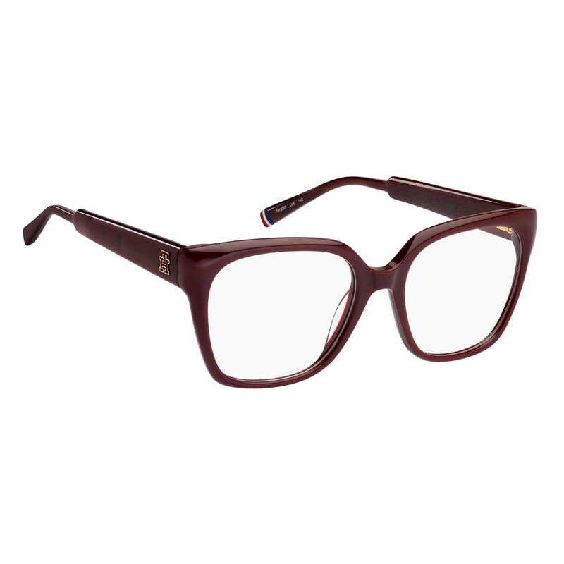 Burgundy acetate glasses (frames)-null