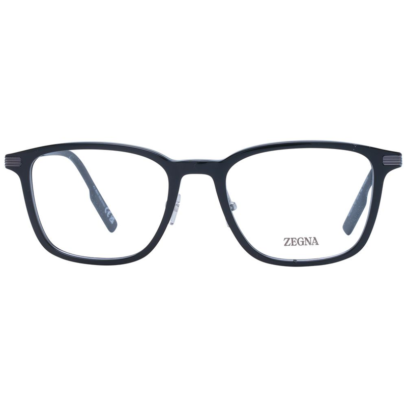 Black plastic & titanium glasses (frames)-null