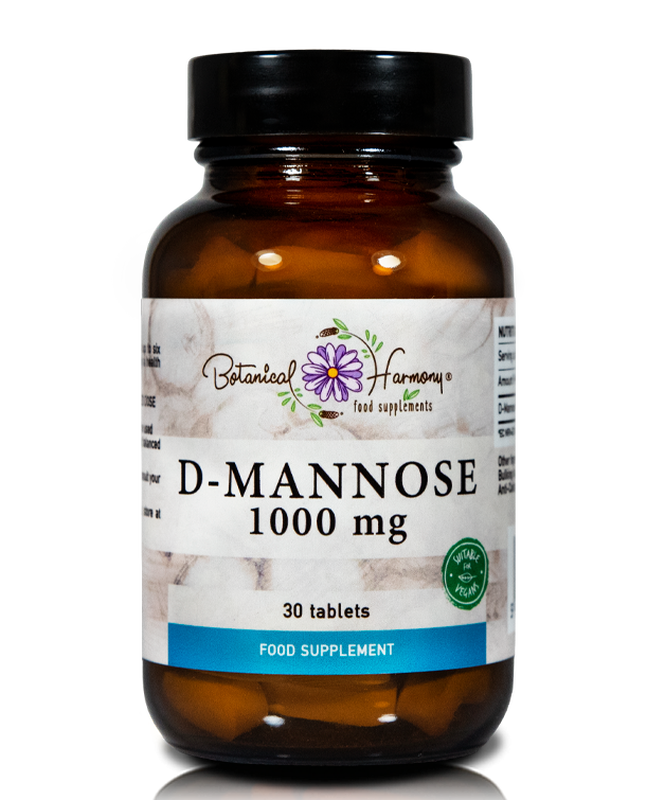 Botanical harmony d-mannose 1000mg 30tablets, , medium image number null
