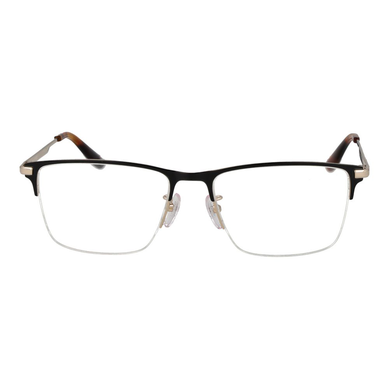 Black metal glasses (frames)-null