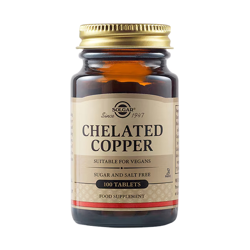 Solgar chelated copper 100 &tau;&alpha;&mu;&pi;&lambda;έ&tau;&epsilon;&sigmaf;, , medium-null