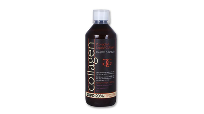 Collagen pro-active liquid collagen strawberry (+20% extra), 600ml, , medium