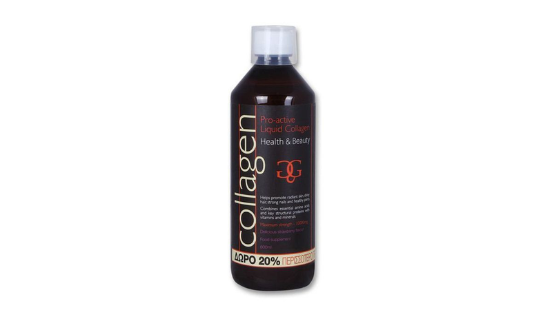 Collagen pro-active liquid collagen strawberry (+20% extra), 600ml, , medium-null