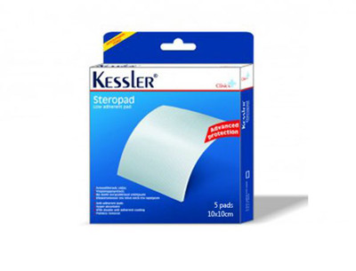Kessler steropad 10x10cm, plasters, 5