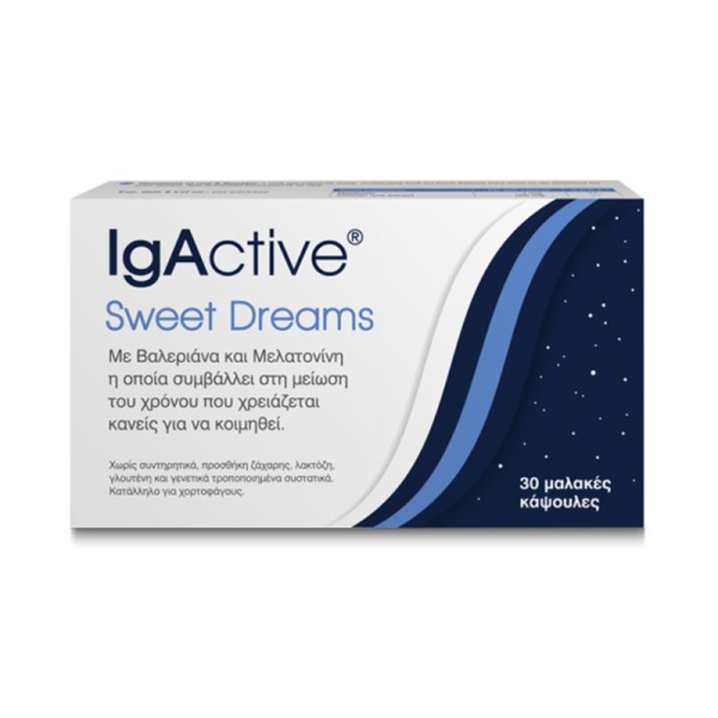 Igactive sweet dreams with melatonin & valerian 30 soft gels, , medium-null