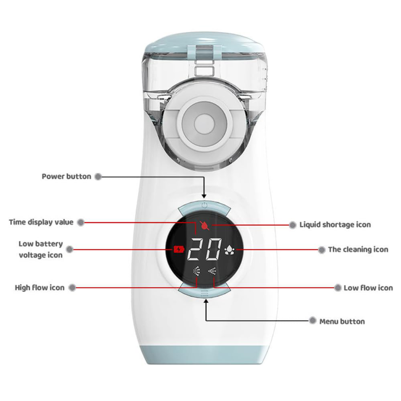 Product image: Mesh nebuliZer with rechargable battery, , medium-null