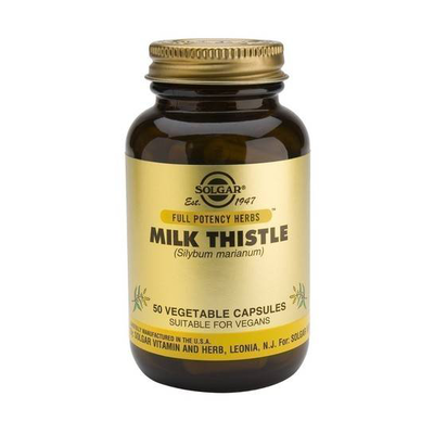 Solgar milk thistle x 50 capsules - antioxidant antiinflammatory & detoxifying properties, , medium
