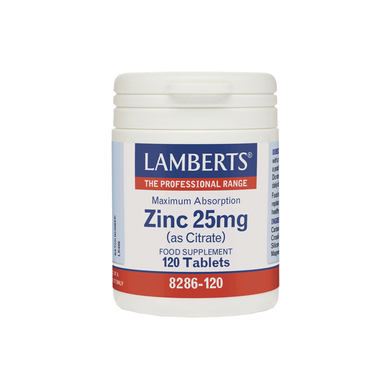 Product image: Lamberts zinc 25mg x 120 tablets - as citrate - maximum absorbtion, , medium-null