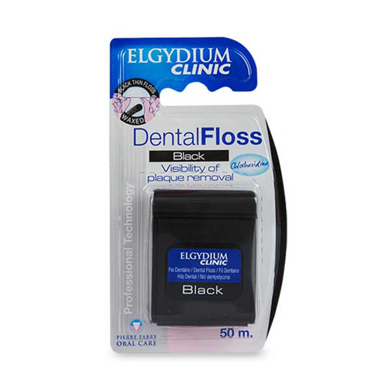 Elgydium dental floss black 50m, , medium-null