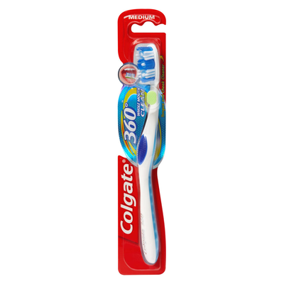 Colgate 360 whole mouth clean compact toothbrush, , medium