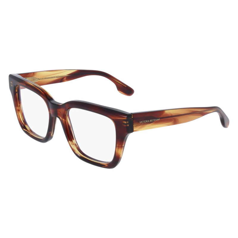 Brown plastic glasses (frames)-null