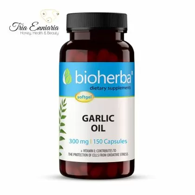 Garlic - odorless extract, 150 capsules, bioherba, , medium
