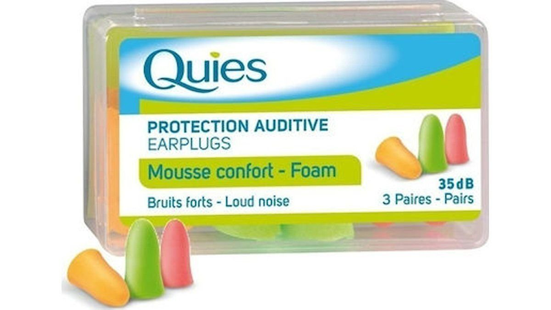 Quies foam earplugs, 3 pairs, , medium-null