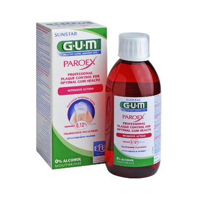 Gum paroex chlorexidine 300ml mouthwash 0.12%