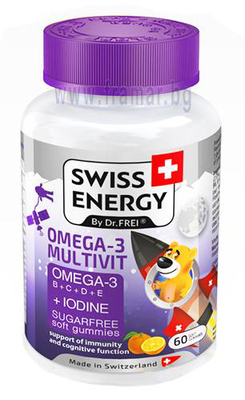 Swiss energy omega-3 multivit for kids x 60 gummies, , medium