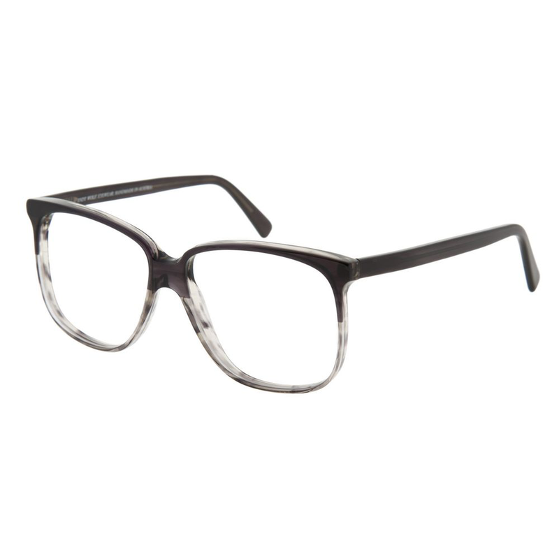 Gray acetate glasses (frames)-null
