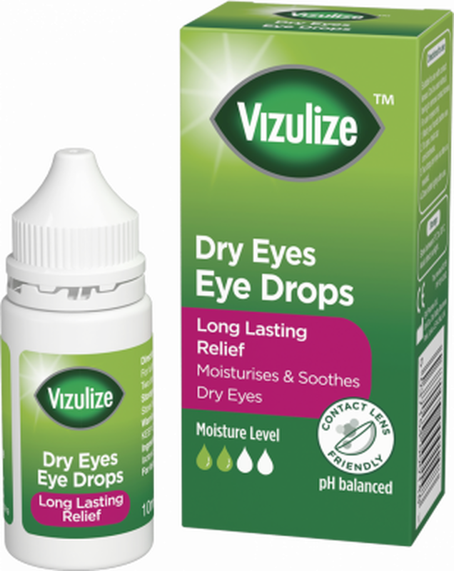 Vizulize irritated eye drops 10ml + dry eyes drops 10ml offer, , medium-null