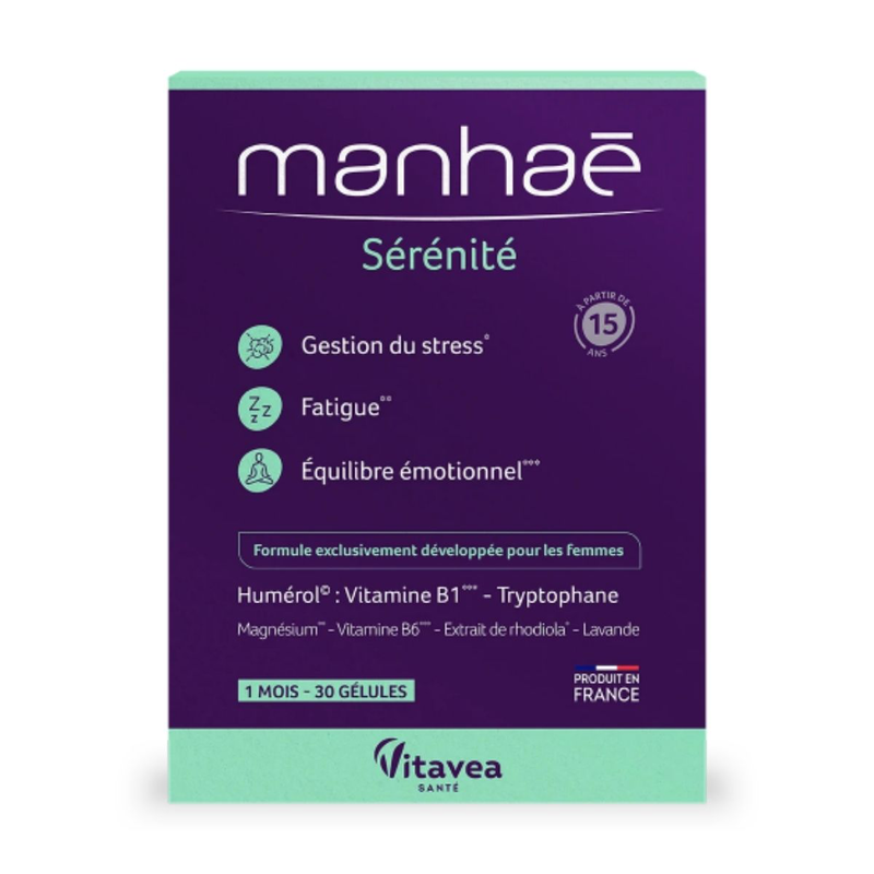 Manhae s&eacute;r&eacute;nit&eacute; - serenity x 30 capsules&shy;, , medium-null