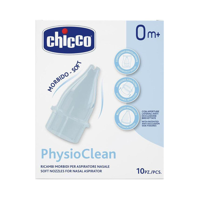 Chicco soft nozzles for nasal aspirator 10pcs