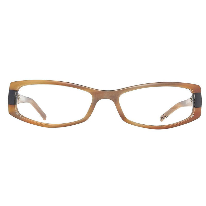 Brown plastic glasses (frames)-null