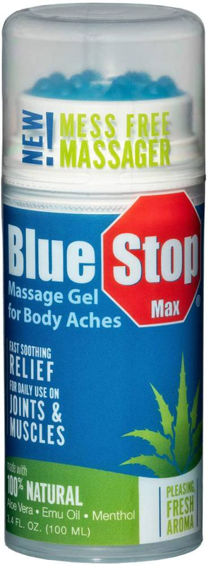 Blue stop massage gel for body aches 100ml, , medium-null