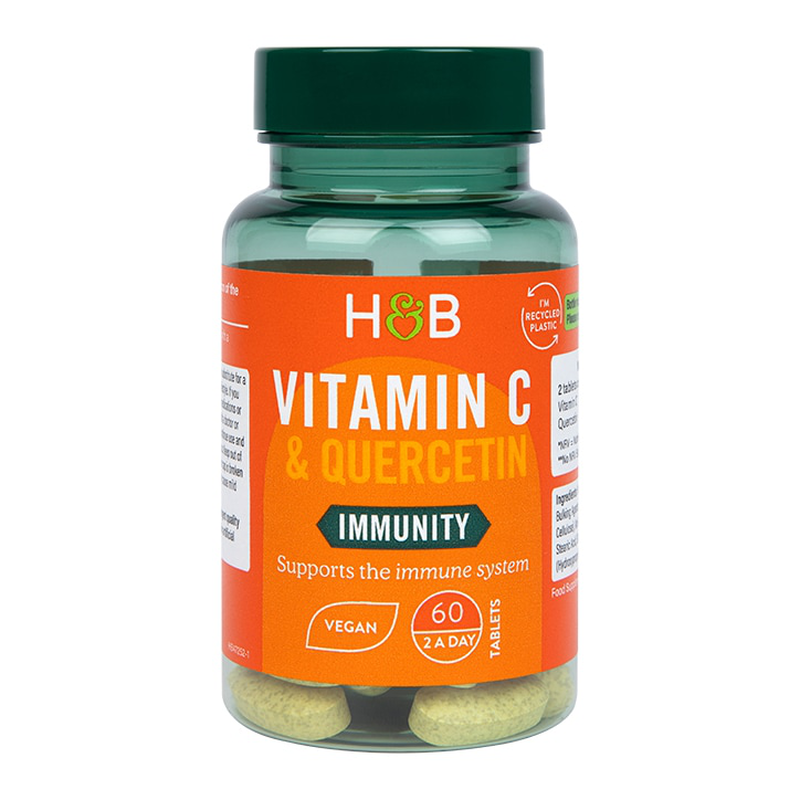 Holland & barrett quercetin plus vitamin c 60 tablets-null